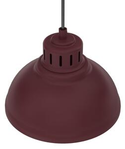 Lampadario a sospensione con cavo SVEN 3xE27/15W/230V bordeaux