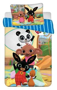 Set copripiumino e federa da bambini in cotone per culla 100x135 cm Bing Bunny "Tower" – Jerry Fabrics