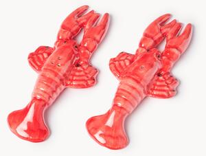 Set saliera e pepiera dipinte a mano Lobster, set da 2
