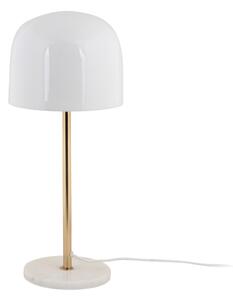 Leitmotiv - Lampada da tavolo Manta - Bianca - Ø20cm Lampada da tavolo - Lampada da comodino, soggiorno, camera da letto