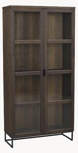 Vetrina in legno di quercia Everett