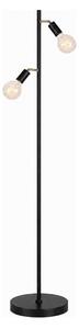 Lampada da terra LED 2xE27/7W/230V 2000K nero/oro