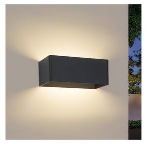 Brilagi - Applique da esterno DONNANI LED/7W/230V, 20 cm, nera, IP44