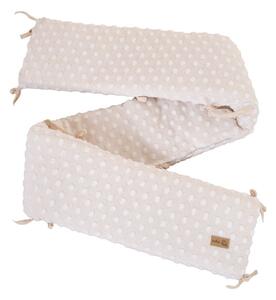 Paracolpi beige in misto cotone 170 cm Frosty Almond – Roba