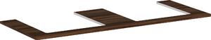 Hansgrohe Xelu Q Console avec 2 découpes, 1360x550, pour vasque à poser, polie, 54099630, 54099630