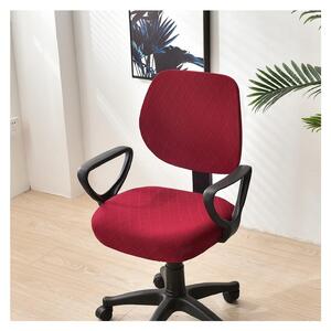 Copertura per sedia da ufficio elasticizzata - Rimovibile e lavabile - Marrone, blu, rosso