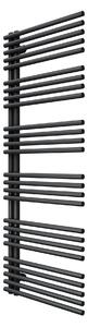 Radiatore della collezione SCHÖNER WOHNEN CELIA 151x60 cm, nero, radiatore per bagno con attacco centrale sfalsato lateralmente, senza elemento riscaldante