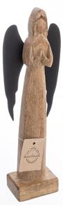 Statuetta in legno (altezza totale 27 cm) Angel – Orion
