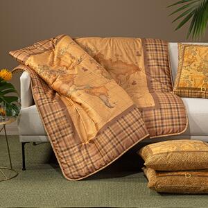Plaid In Raso Di Cotone Geo Tartan CM. 130X170 Alviero Martini 1A Classe Geo Caleffi