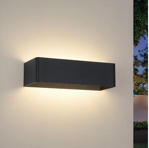 Brilagi - Applique da esterno DONNANI a LED, 12W/230V, 30 cm, nera, IP44