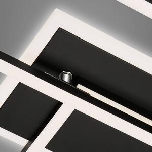 Briloner Plafoniera LED Frame S CCT 110x24,8cm nero