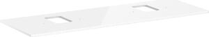 Hansgrohe Xelu Q Console avec 2 découpes, 1560x550, pour vasque à poser, avec trou pour robinet, 54126050, 54126050