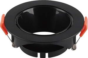 V-TAC VT-931 Portafaretto LED GU10 da Incasso rotondo porta faretto corpo nero - sku 6646