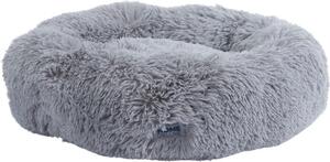 Home Deluxe - Letto per animali MUFFIN - dimensioni: 120 x 120 x 17 cm, colore: grigio, inclusa coperta per animali, imbottitura in cotone, rivestimento lavabile, antiscivolo e impermeabile I Letto per cani Cuscino per cani Letto per gatti