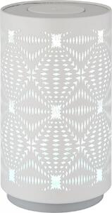Lampada da tavolo LED RGB, batteria ricaricabile, touch, bianco, H 14 cm