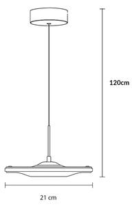 Brilagi - Lampadario LED a cavo VERANO LED/15W/230V