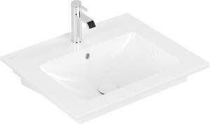 Villeroy & Boch Venticello lavabo, 1 trou pour robinet, avec trop-plein, 600x500mm, 412460R1, 412460R1