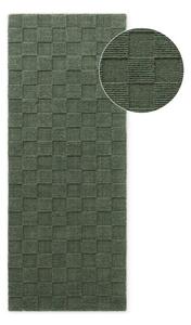 Passatoia verde scuro in lana tessuta a mano 80x200 cm Scala – Villeroy&Boch