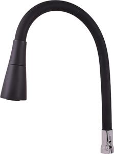 Appendino RAV Flexi con doccia, Colore: nero/cromo