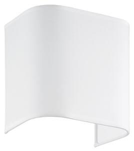 Paralume In Pvc Moderno Gea Tessuto Bianco