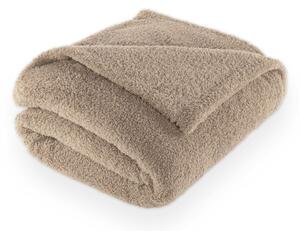 Coperta grigio tortora in micropile 150x200 cm Cocoon – Tiseco Home Studio