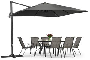 Ombrellone Garden Point antracite Siena 3x3m