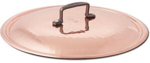 Coperchio in rame Martellato Stagnato � 16 cm linea Cuartigiana ad Induzione