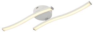 Plafoniera LED, braccio mobile, bianco, L 51,5 cm