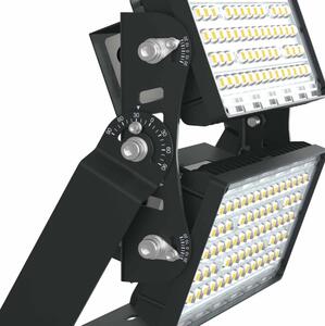 Faro Modulare LED 400W IP66, 167lm/W, No Flickering con driver Philips Colore Bianco Naturale 4.000K, Scegli l'angolo di illuminazione 30°, Scegli le staffe dei moduli Orientabili