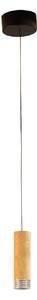 FISCHER & HONSEL Lampada a sospensione Shine-Wood, dimmerabile, Legno chiaro, Soggiorno / Sala da pranzo, Legno, Lampada a sospensione