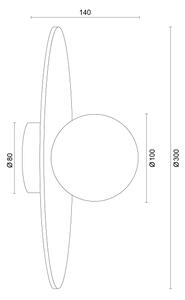 Argon 8936 - Lampada da parete BOLL 1xG9/6W/230V bianca