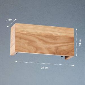 FISCHER & HONSEL Applique Shine-Wood, Legno chiaro, Soggiorno / Sala da pranzo, Legno, Applique