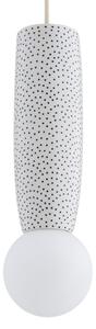 Argon 8938 - Lampadario a cavo BOLL 1xG9/6W/230V bianco