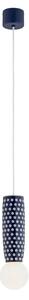 Argon 8937 - Lampada a sospensione con cavo BOLL 1xG9/6W/230V blu
