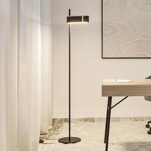 Paulmann Smart Piantana LED Jagun, antracite, 151 cm feltro dimmerabile, Alluminio / Grigio / Zincato, Soggiorno / Sala da pranzo, Tessuto / Stoffa / Seta, Moderno