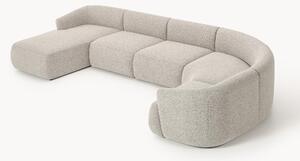 Divano XL componibile in bouclé Sofia