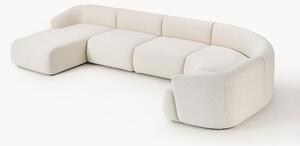 Divano XL componibile in bouclé Sofia
