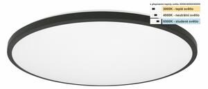 Top Light - Plafoniera LED da bagno ONYX LED/24W/230V IP44 diametro 39 cm nero
