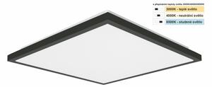 Top Light - Plafoniera LED da bagno ONYX LED/24W/230V IP44 38x38 cm nero
