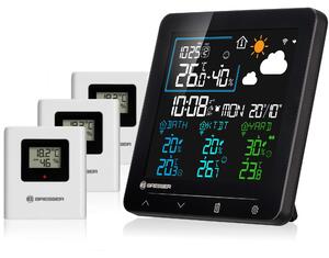 Bresser Quadro Individio NV: stazione meteorologica wireless con 3 sensori esterni