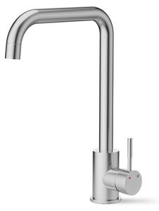 Rubinetto da cucina in acciaio inossidabile con bocchetta girevole a 360°