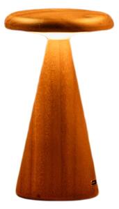 Lampada da tavolo LED di colore naturale con paralume in legno (altezza totale 14 cm) Sylva – Gingko