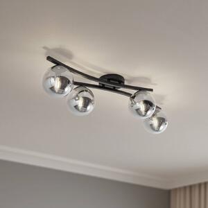 Plafoniera soffitto Opus EMIBIG LIGHTING, dimmerabile, Nero, Soggiorno / Sala da pranzo, Metallo, Moderno, Plafoniera