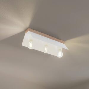 Plafoniera soffitto Esme Lamkur, dimmerabile, Bianco / Opale, Soggiorno / Sala da pranzo, Metallo, Moderno, Plafoniera