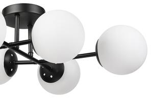Brilagi - Lampadario a plafone MALONY 6xE14/20W/230V nero