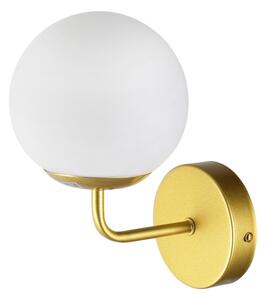 Brilagi - Lampada da parete MALIVA 1xE14/15W/230V dorata/bianca