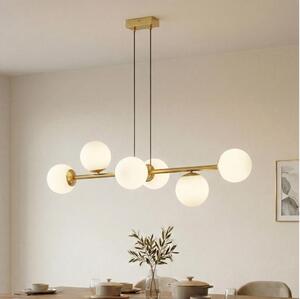 Brilagi - Lampadario a sospensione su cavo MALONY 6xE14/20W/230V, dorato