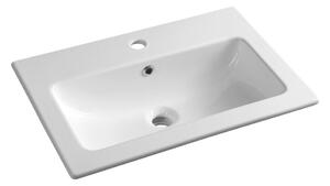 Lavabo bianco in ceramica 60x40 cm Practico – Sapho