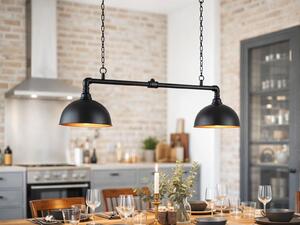 FISCHER & HONSEL Lampada a sospensione LEITUNG LB 87x25 cm nera
