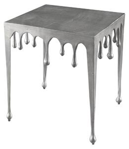 Tavolino da 50 cm, argento, design moderno, per il soggiorno. ACQUISTA ORA